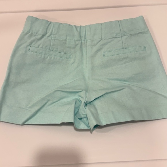 Janie and Jack girls Aqua High Waist Shorts size 4 - Picture 3 of 3